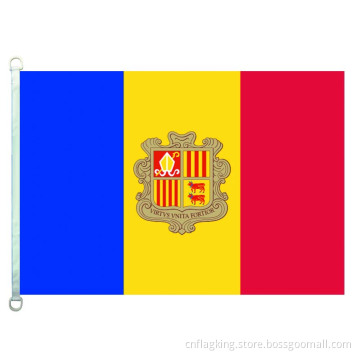 Andorra national flag 100% polyster 90*150CM Andorra banner